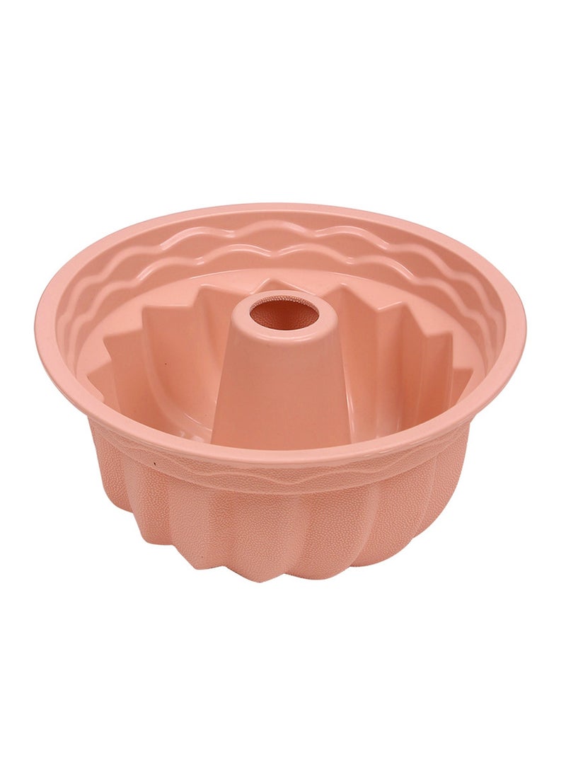 BLACKSTONE Silicon Fluted Tube Cake Pan, Non-Stick Bundt Pan for Baking, Heat Resistant & Dishwasher Safe 25x10.5cm - Image 1