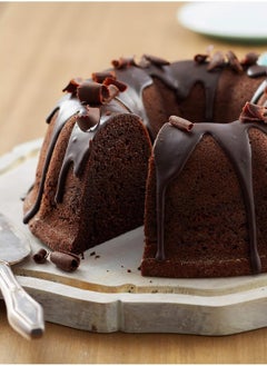BLACKSTONE Silicon Fluted Tube Cake Pan, Non-Stick Bundt Pan for Baking, Heat Resistant & Dishwasher Safe 25x10.5cm  - Image 5