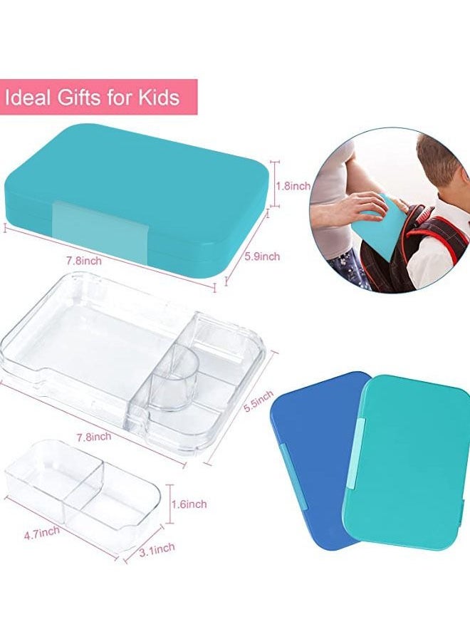 Arabest Bento Lunch Box for Kids, 6 Compartments Ideal Portion Sizes Leak-Proof Bento box for Kids  - Image 2