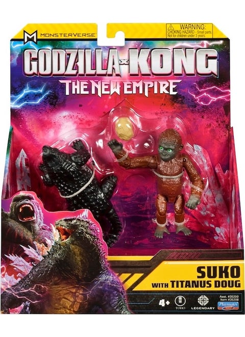 Godzilla and Kong Action Figure Suko With Titanus Doug