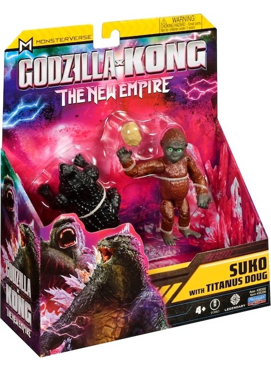 Godzilla and Kong Action Figure Suko With Titanus Doug