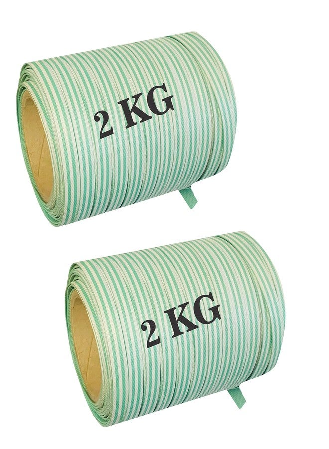 Cellroon Strapping Roll High Strength, Polypropylene (100% Virgin) PP Packaging/Packing Box Strap/Strapping Roll (12 Mm Thickness) (2 KG) (Pack of - 2) - Image 1