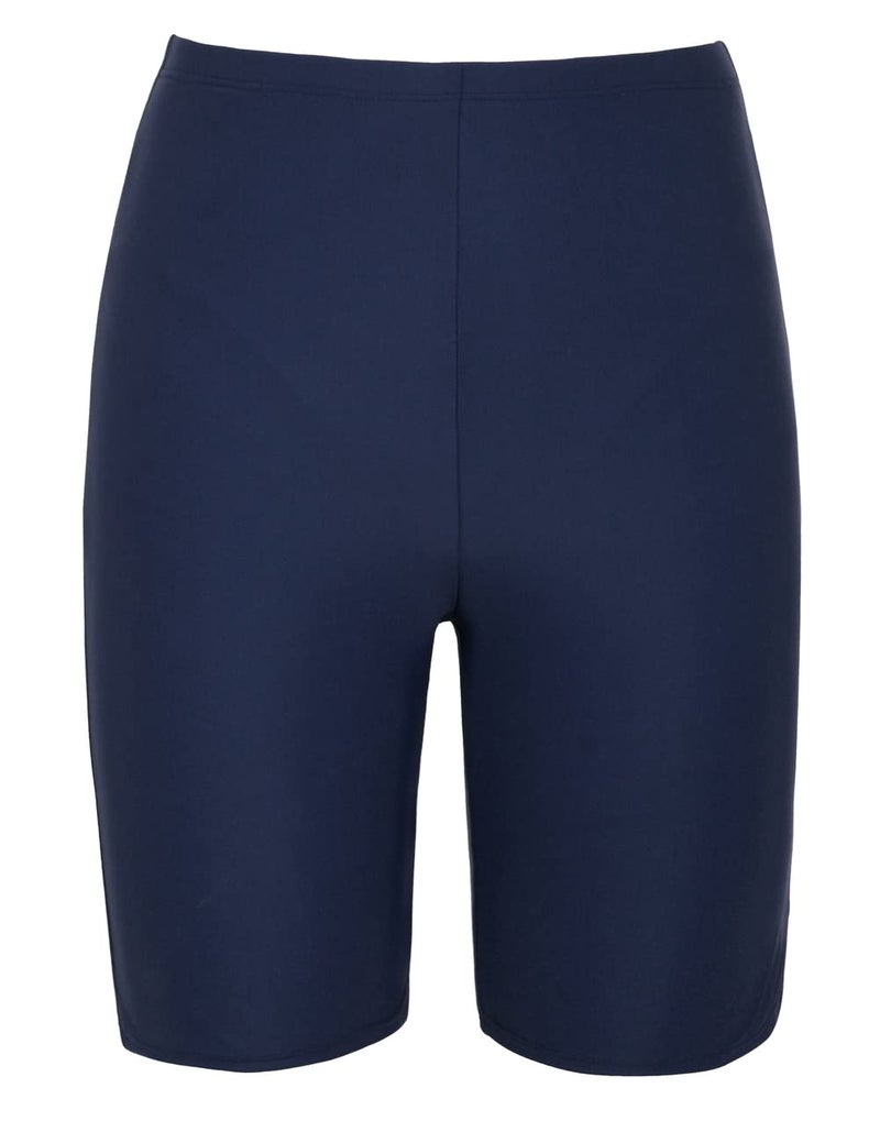 Firpearl Women UV Sport Board Shorts Swimsuit Bottom Capris US12 Navy Blue - Image 1