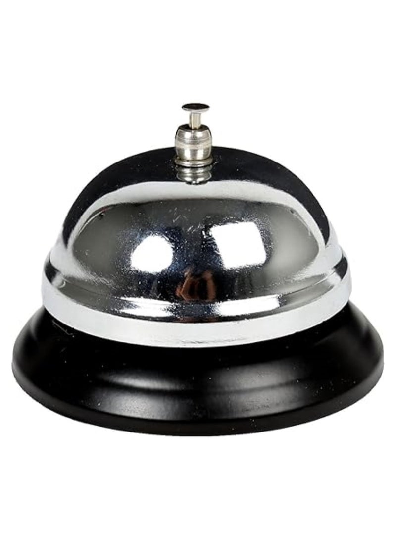 أم بي جرس طاولة معدني للاستقبال فضي - Image 4