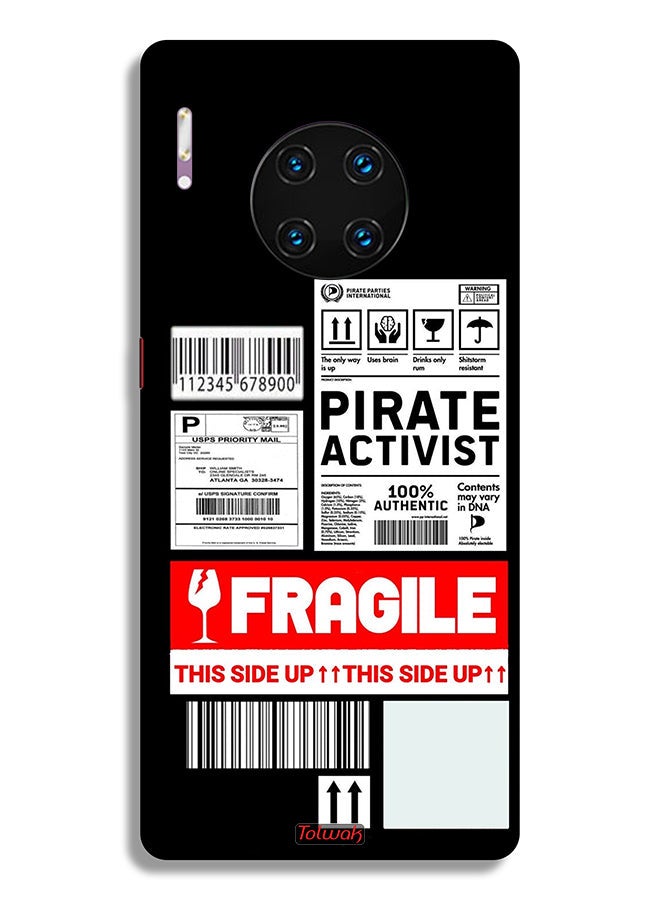 Tolwak Huawei Mate 30 Pro 4G Protective Case Cover Private Activist Fragile Sticker - Image 2