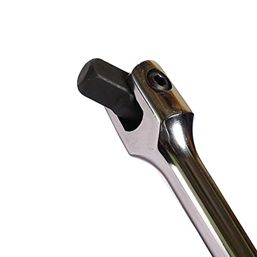 Eastman Swivel Handles CRV with 12 127 mm Drive Length 380 Mm Chrome Vanadium Steel Satin Finish Fully Polished For Cars Bikes Industrial Use Garage E2216 - Image 2
