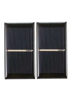 2PCS 0.28W 2V Mini Solar Panel  Small Solar Cell DIY Waterproof Camping Portable Power Solar Panel Compatible for Toys Light Lamp Fan Pump