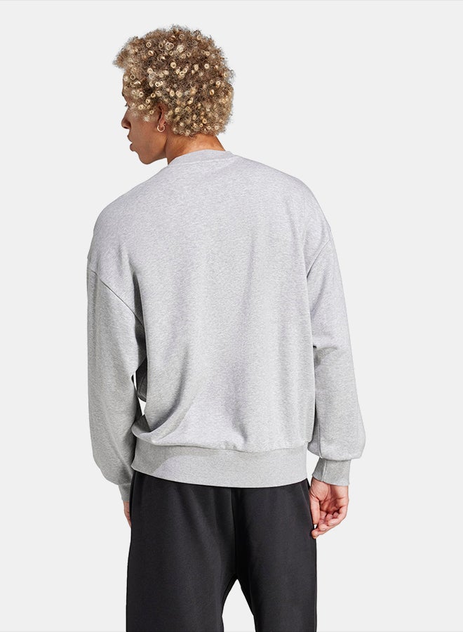 Adidas Essentials Loose Fit 3 Bar Logo Sweatshirt - Image 2