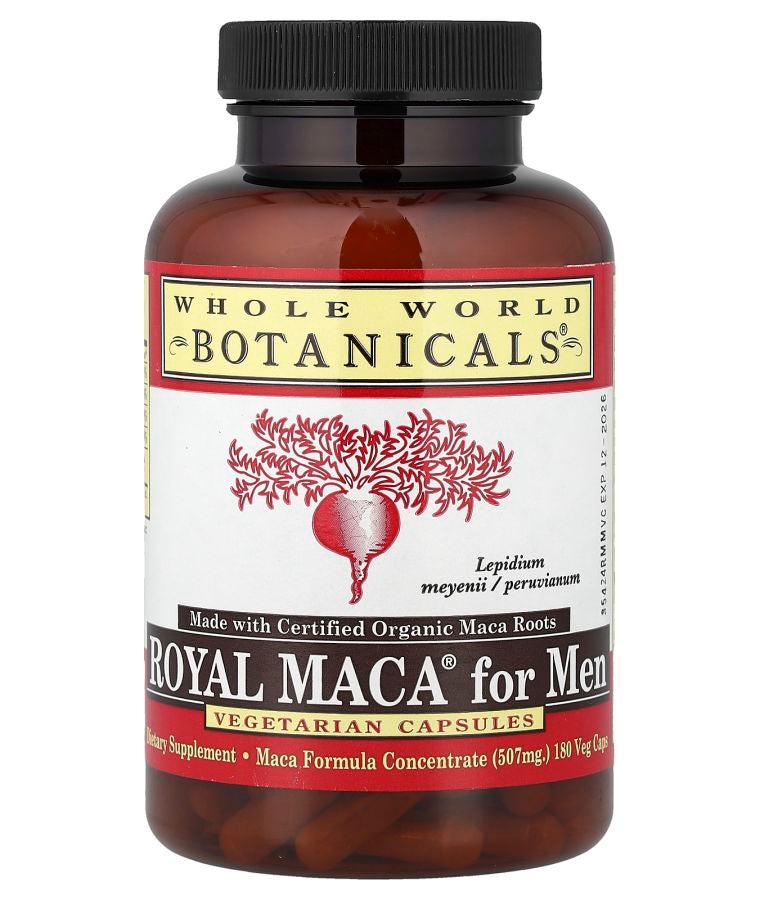 Whole World Botanicals Royal Maca® for Men 180 Veg Caps