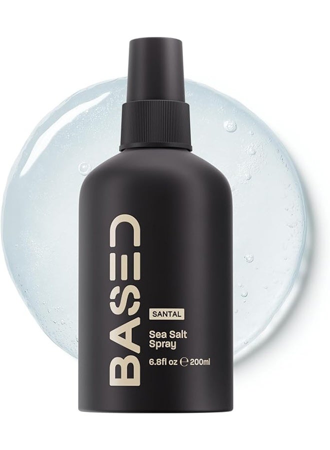 BASED BODYWORKS Sea Salt Spray, Natural Finish Sea Salt Spray for Hair, Gives Volume and Texture, Enriched with Seaweed and Vitamin B5, Lightweight and Non-Greasy, Paraben Free - Image 1