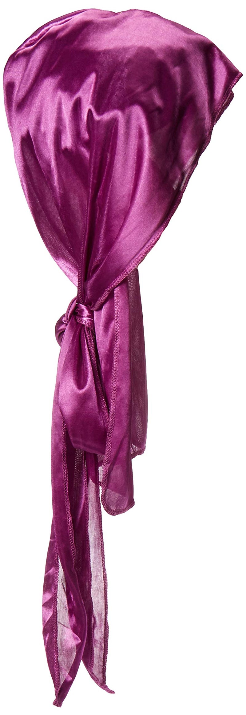 RED by Kiss Silky Satin Durag Premium Smooth Silky Durag for Men & Women 360 Waves Headwraps (Purple)