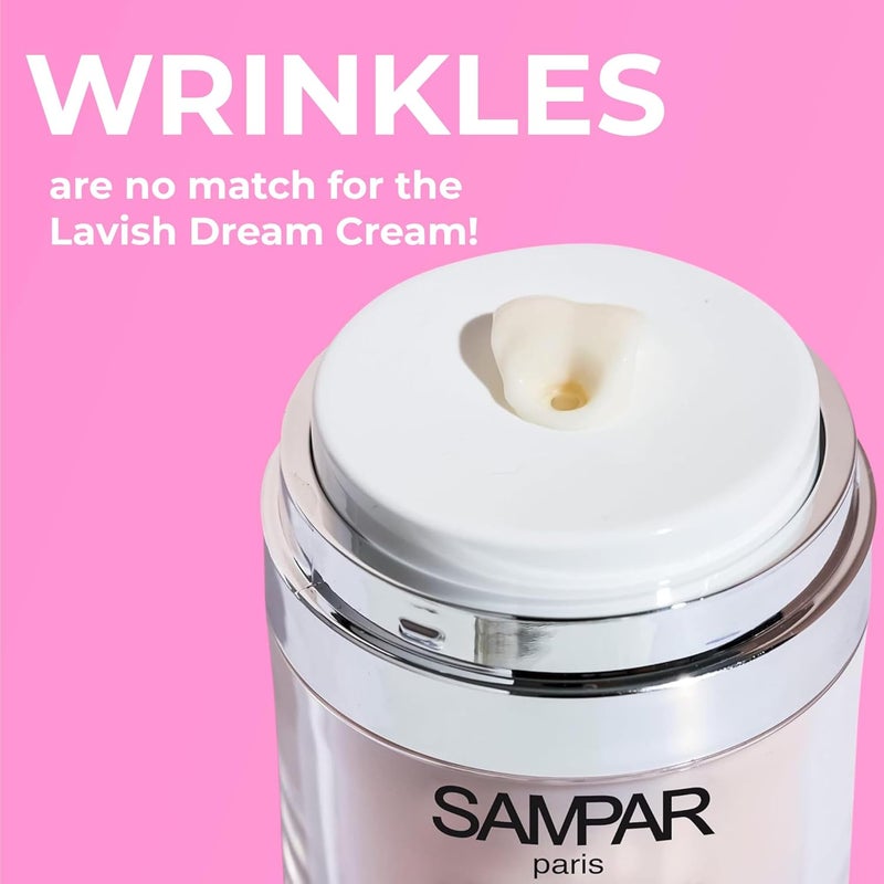SAMPAR Lavish Dream Cream - Global Anti-Aging Cream with Peptides for Mature Skin - 1.7 oz - Image 2