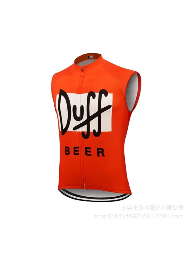Car Team Version Windproof Waterproof Lightweight Riding Vest Vest Vest Jacket Bicycle Riding Suit Roller Ski Suit Equipment