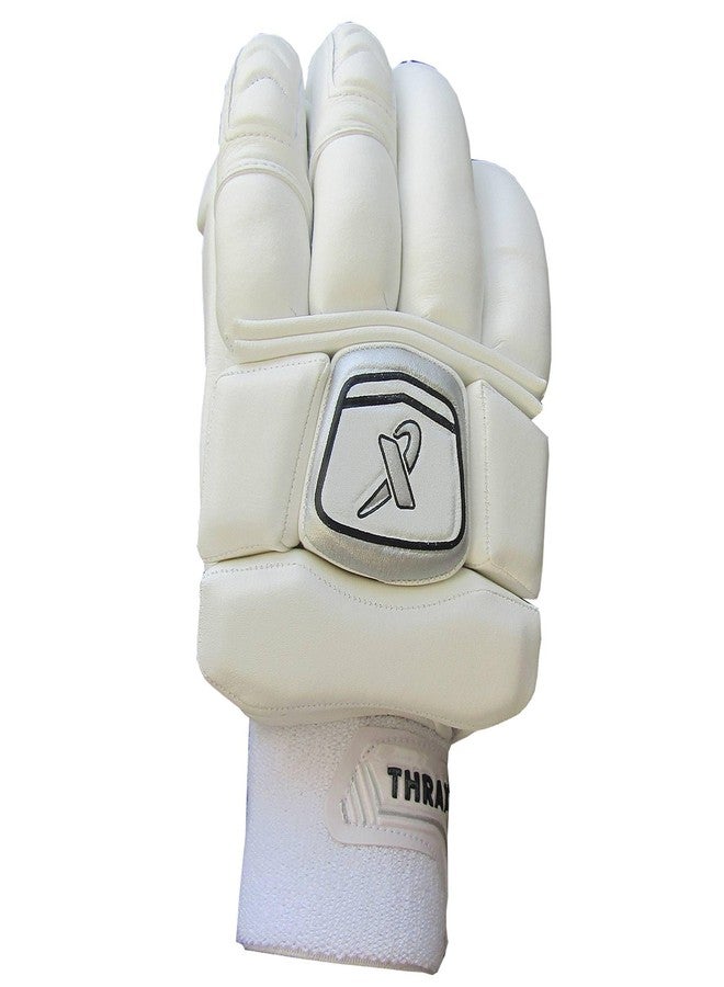 THRAX Pursuit Cricket Batting Gloves, White Color, Men's Size Right-Handed - Image 5