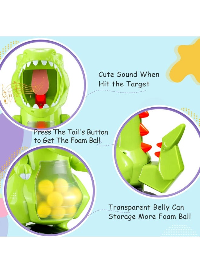 Oasisgalore Dinosaur Target Shooting Game Children's Toy Gun, Toy Gun with Air Pump Gun, Party Toy with Lcd Score Record, Interactive Electronic Games Toys Gift for Boys and Girls - Image 4