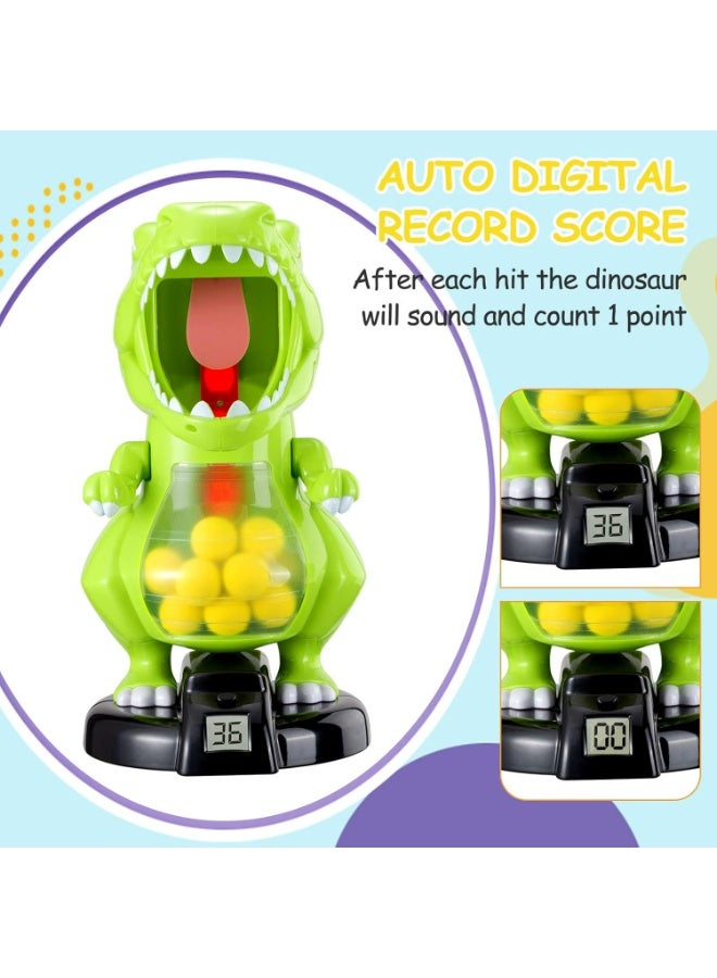 Oasisgalore Dinosaur Target Shooting Game Children's Toy Gun, Toy Gun with Air Pump Gun, Party Toy with Lcd Score Record, Interactive Electronic Games Toys Gift for Boys and Girls - Image 3