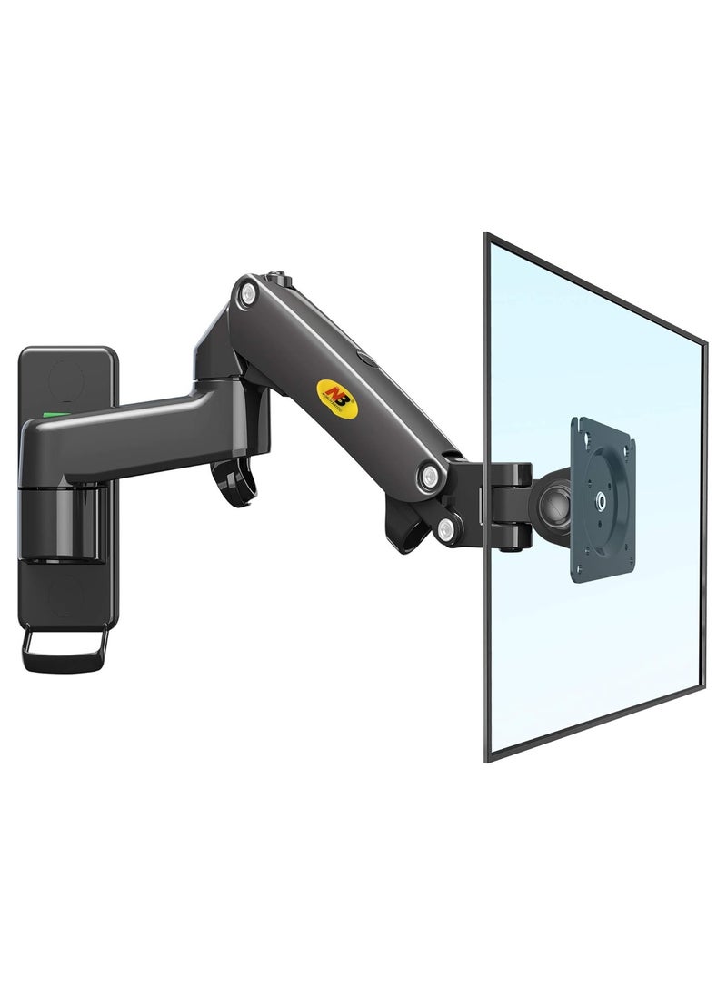 NB ERGONOMIC - NB North Bayou F150-B Wall Mount TV Mount with Full Motion Swivel Hinge for 17-35 Inch Screens (Load Capacity from 6.6 to 26.4 lbs) and Dual Extension - Image 1