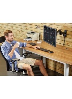 NB ERGONOMIC NB North Bayou F150-B Wall Mount TV Mount with Full Motion Swivel Hinge for 17-35 Inch Screens (Load Capacity from 6.6 to 26.4 lbs) and Dual Extension  - Image 2