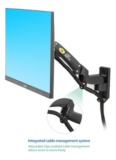 NB ERGONOMIC NB North Bayou F150-B Wall Mount TV Mount with Full Motion Swivel Hinge for 17-35 Inch Screens (Load Capacity from 6.6 to 26.4 lbs) and Dual Extension  - Image 3