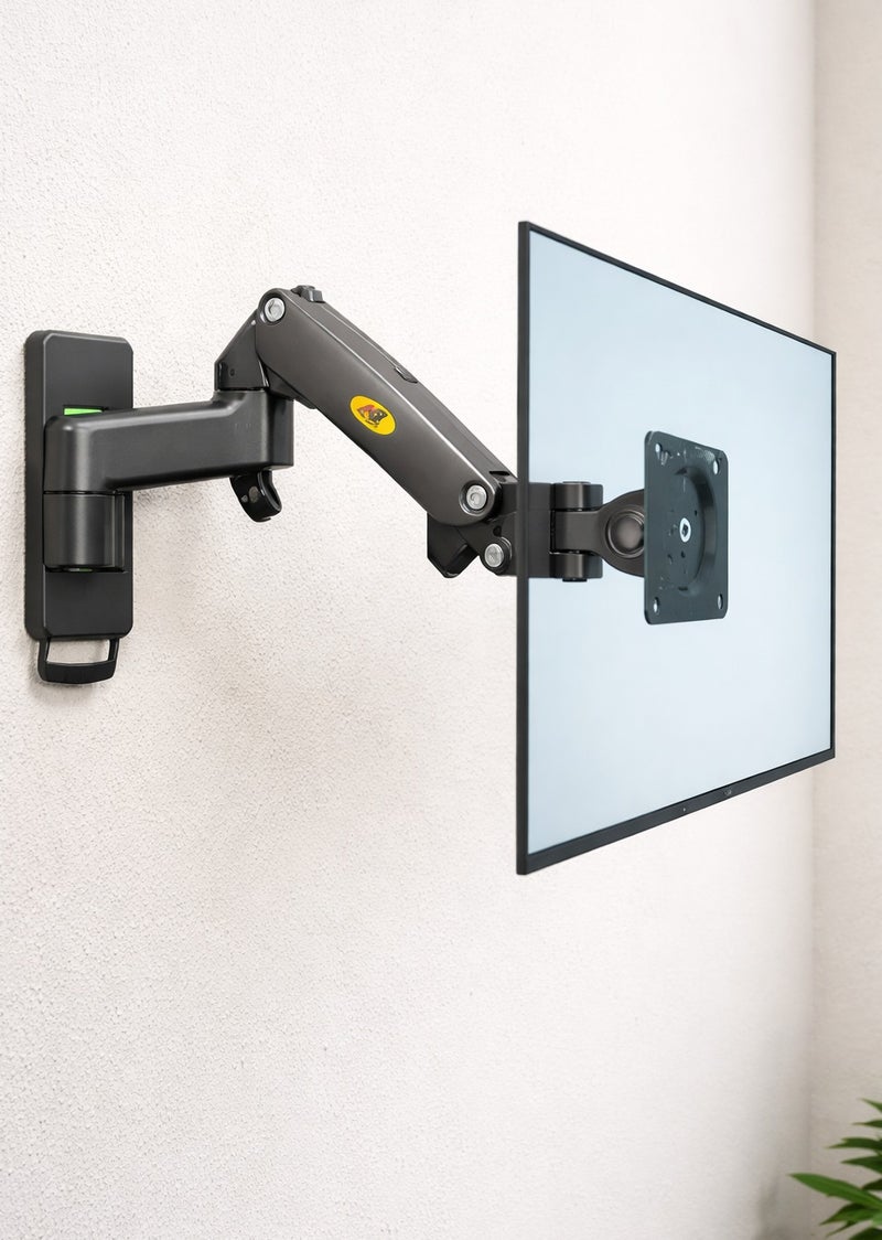 NB ERGONOMIC  F150-B Wall Mount TV Mount with Full Motion Swivel Hinge for 17-35 Inch Screens (Load Capacity from 6.6 to 26.4 lbs) and Dual Extension - Image 1