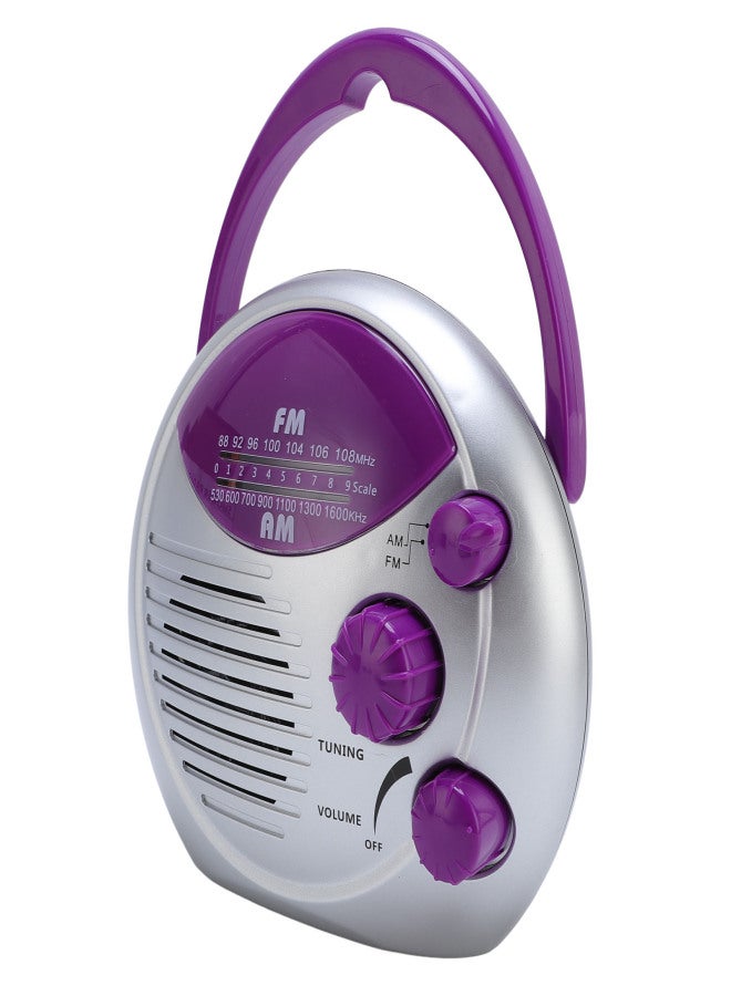 Water Proof Shower Radio Portable AM FM Battery Powered Radio for Bathroom Kitchen Outdoor - Image 4