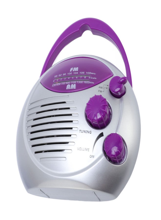 Water Proof Shower Radio Portable AM FM Battery Powered Radio for Bathroom Kitchen Outdoor - Image 3