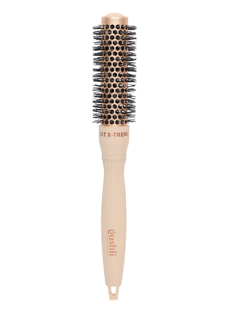 gushli Heat X-treme 25MM Thermal Ceramic-Ionic Hairbrush for reducing frizz, and short hair styling - Image 1