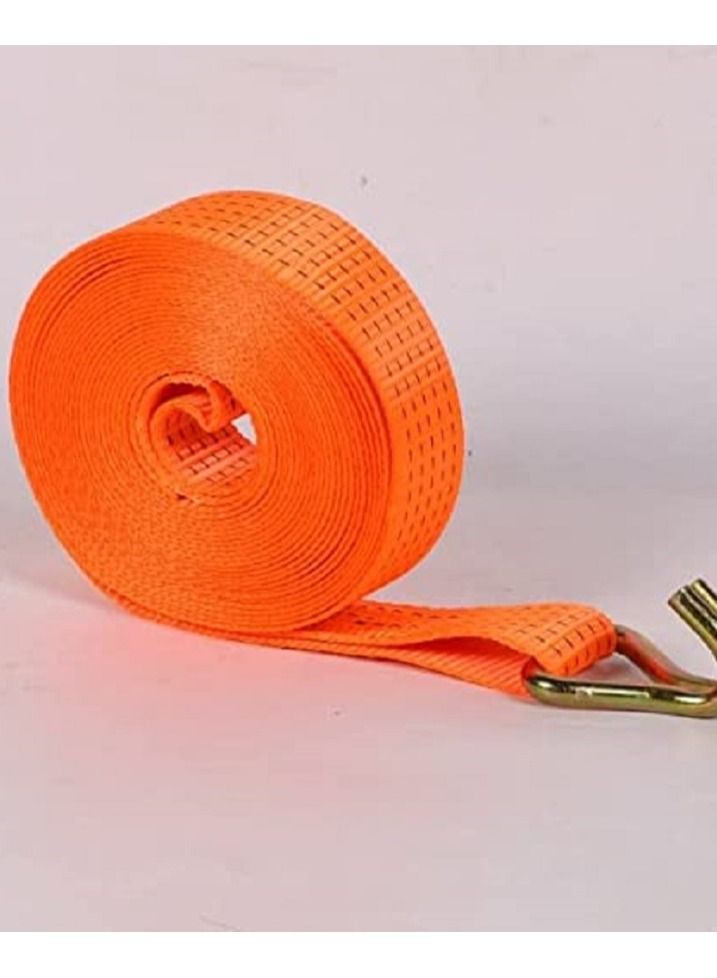 Cargo Lashing Belt, Heavy Duty Tie Down Straps, Adjustable Lashing Straps, Ratchet Strap Belt with Metal Buckle