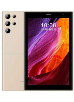 AirTab Airtab U24 Pro Smart Tablet with 10.1-inch FHD Screen, 16GB RAM, 1TB Storage, 10,000mAh Battery, and Arabic Keyboard - Gold  - Image 1