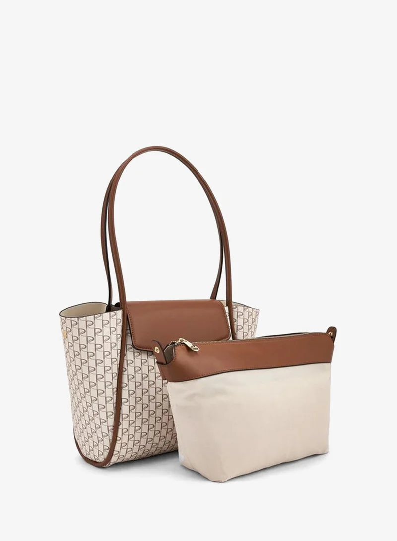 بابريكا Printed Tote Bag With Pouch