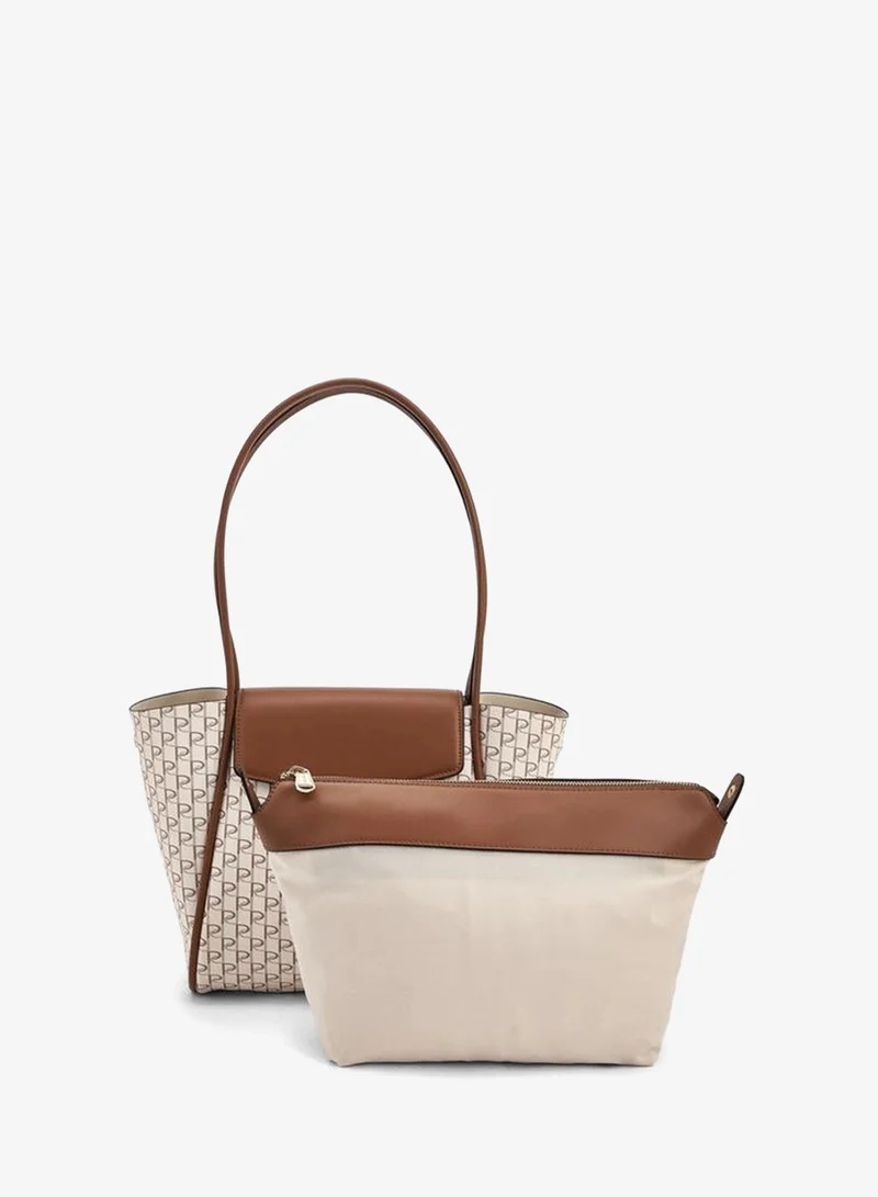 بابريكا Printed Tote Bag With Pouch