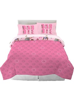 Franco Franco Barbie Barbicore Bedding Super Soft Comforter and Sheet Set with Sham, 7 Piece Queen Size, (Official Licensed Product)  - Image 2