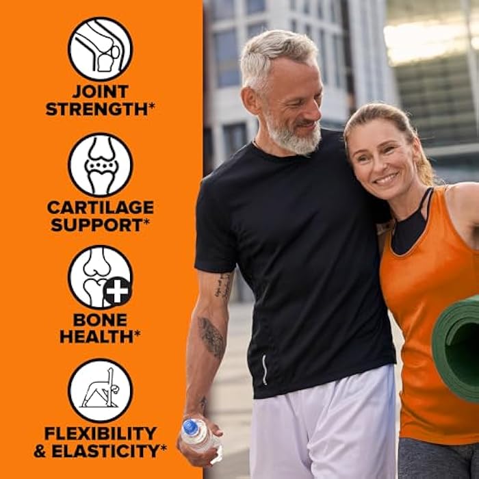 Labrada Nutrition Elastijoint, Orange Flavor,Glucosamine Joint Support Supplement Powder for Men & Women, Joint Relief & Bone Health Supplement with MSM, Glucosamine Chondroitin MSM Gluten-Free - Image 4