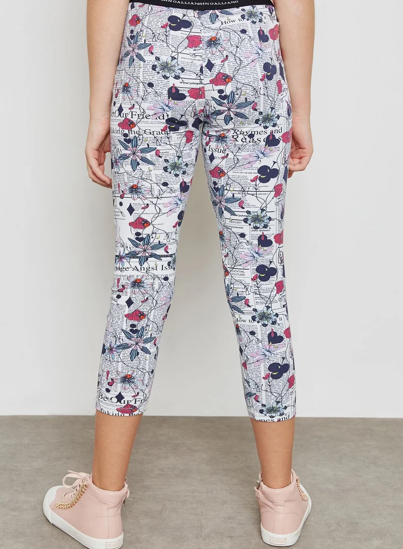 John Galliano Little Printed Pants