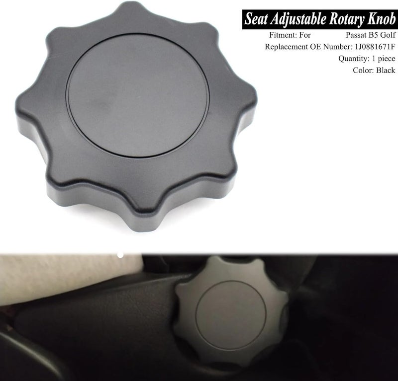 DEMULAX Black Seat Adjustment Knob Handle - Image 5