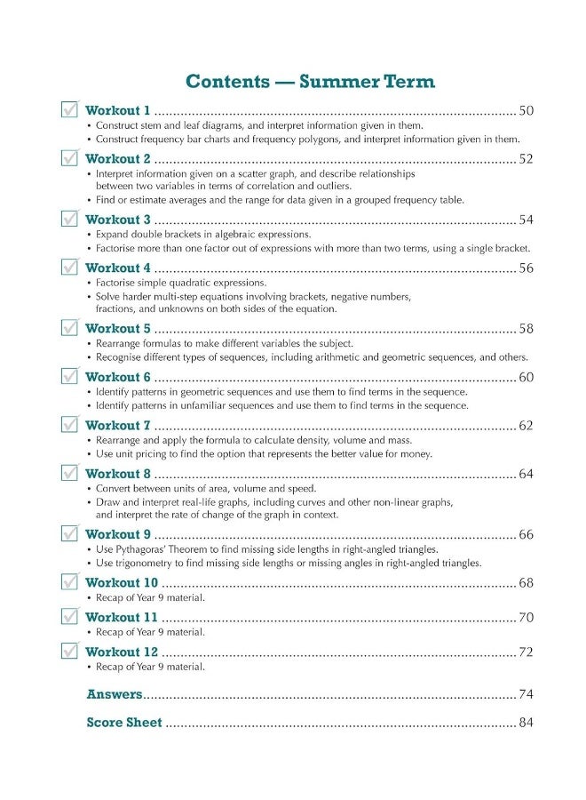 تمارين الرياضيات لمدة 10 دقائق أسبوعيًا - السنة 9 - Image 5