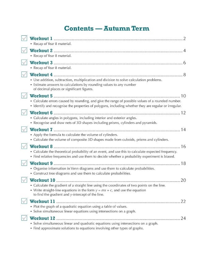 تمارين الرياضيات لمدة 10 دقائق أسبوعيًا - السنة 9 - Image 3
