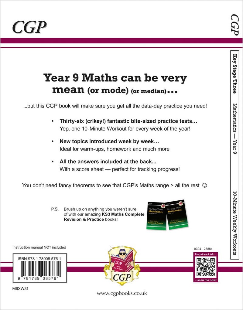 KS3 Maths 10-Minute Weekly Workouts - Year 9 - Image 2