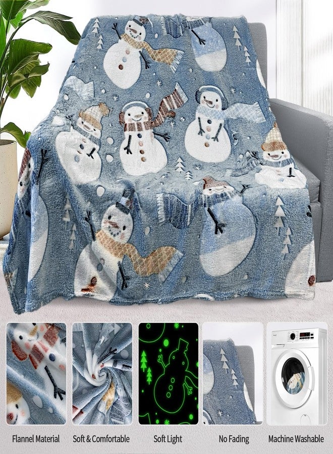 TEHALK Christmas Blanket for Boys Girls Glow in the Dark Blankets for Boys Toddler Blankets for Boys Cute Soft Throw Blankets for Kids Personalized Baby Blankets for Boys Unique Dinosaur Gifts 40"x60" - Image 5