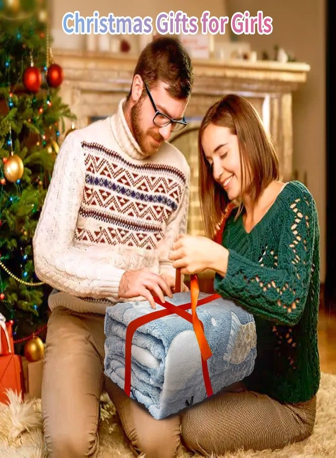 TEHALK Christmas Blanket for Boys Girls Glow in the Dark Blankets for Boys Toddler Blankets for Boys Cute Soft Throw Blankets for Kids Personalized Baby Blankets for Boys Unique Dinosaur Gifts 40"x60" - Image 4