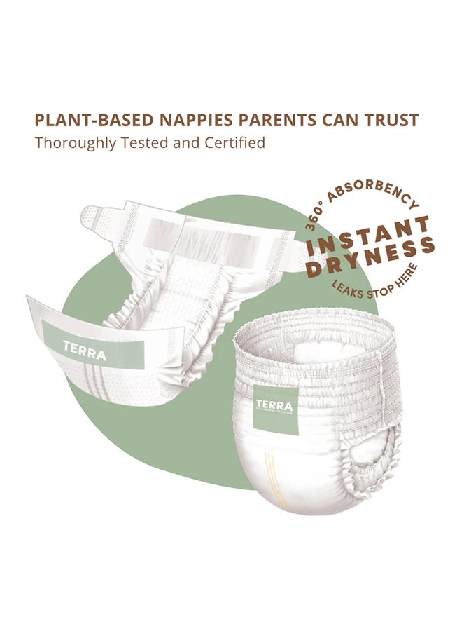 Terra حفاضات الأطفال جونيور المصنوعة من مواد نباتية، 16 كجم +، 24 - 48 شهر، 14 قطعة، الحجم 6 - Image 2