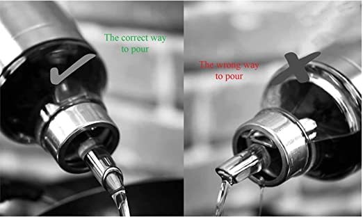 Foliam Oil Dispenser Bottle Oil Pourer Dispensing Bottles Stainless Steel Oil Bottle with No Drip Pouring Spout Vinegar Dispenser Oil Pot 500 - Image 4