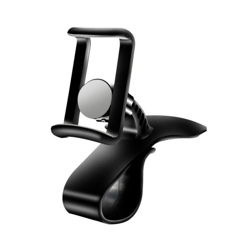 Adjustable Car Dashboard Phone Holder Sturdy Black Design Easy Installation For Drivers - Image 2