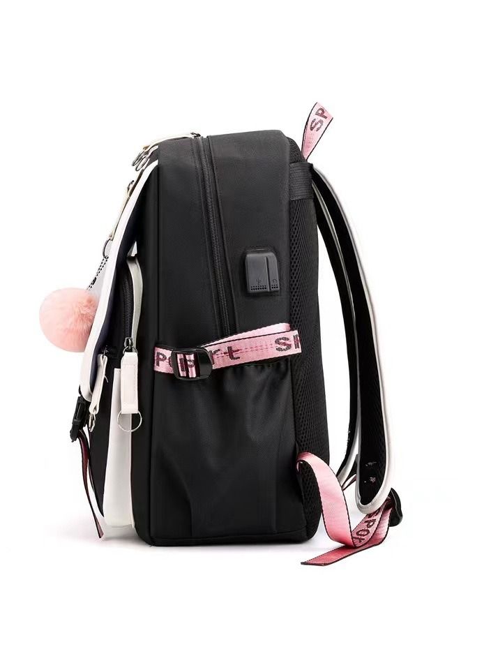 LISA Casual Backpack With USB Port For Men And Women  - Image 2