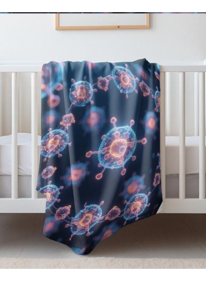 general Baby and children's cartoon flannel thin blanket (warm and comfortable, suitable for sleep, game use) 70cm*100cm - Image 4