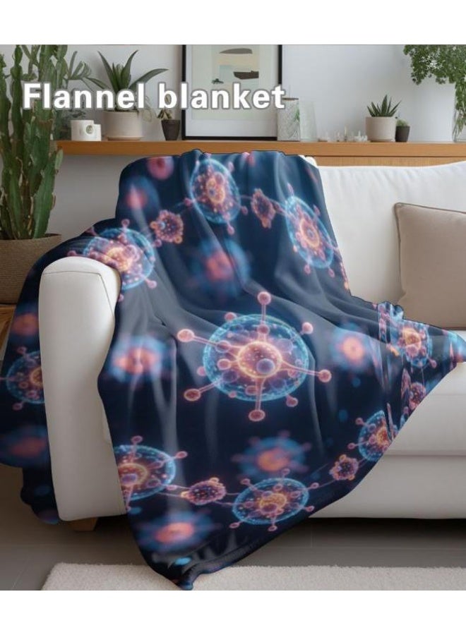 general Baby and children's cartoon flannel thin blanket (warm and comfortable, suitable for sleep, game use) 70cm*100cm - Image 1