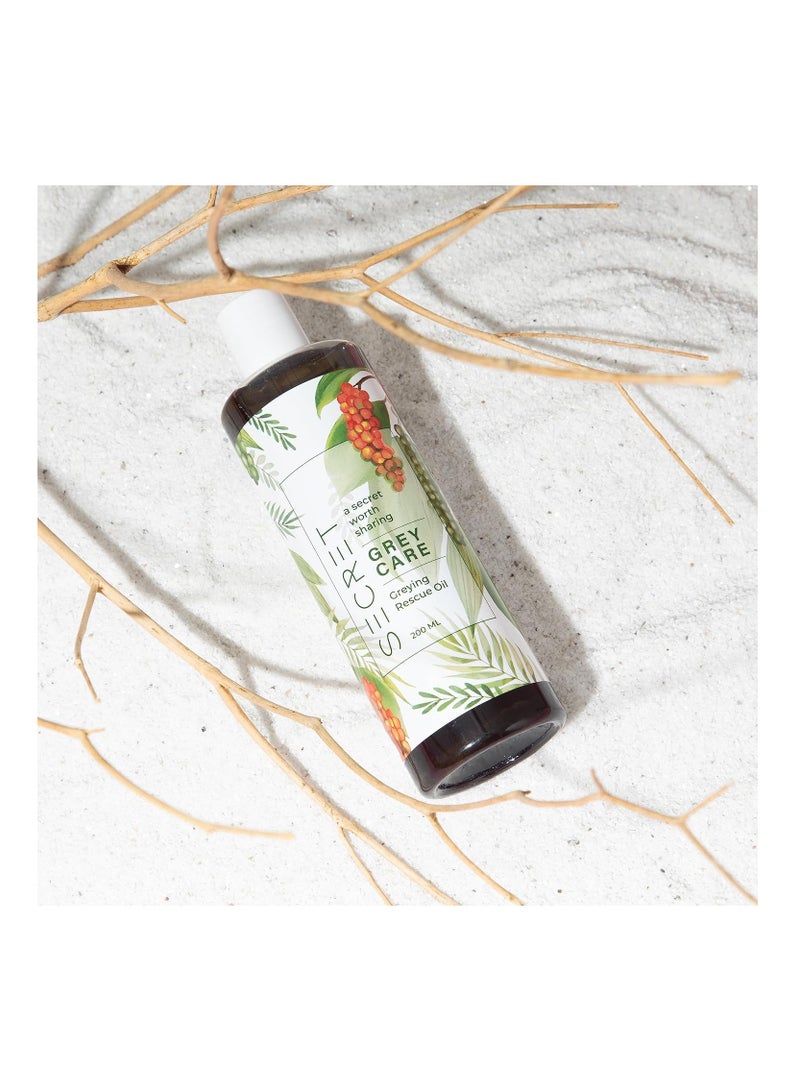 سيكريت زيت الشعر السري مصنوع من 27 مكونًا عشبيًا أصليًا لإنتاج الميلانين يساعد على إبراز اللون الطبيعي لشعرك 200 مل - Image 4