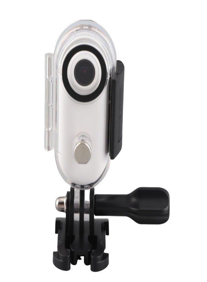 Bewinner 4K Cat Collar Camera, 8MP Pet Camera, Cordless Action Camera with 120° Wide Angle for Outdoor Adventures (White) - Image 1
