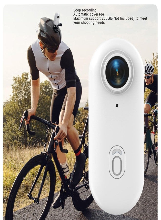 Bewinner 4K Cat Collar Camera, 8MP Pet Camera, Cordless Action Camera with 120° Wide Angle for Outdoor Adventures (White) - Image 5
