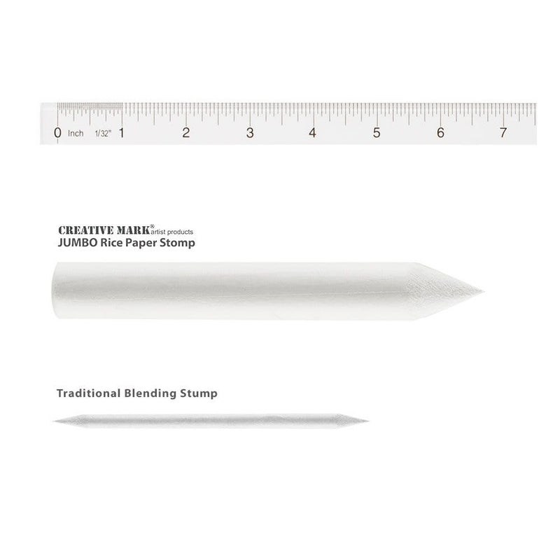Creative Mark Blending Stumps - Solid Double-Ended Blending Stumps for Blending Charcoal, Pencils, Pastels, and More! - [Size # 4-12 Count] - Image 3